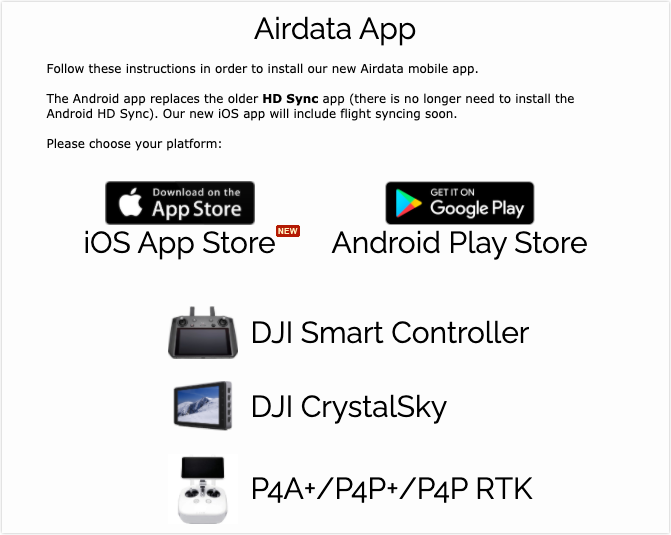 airdata uav app