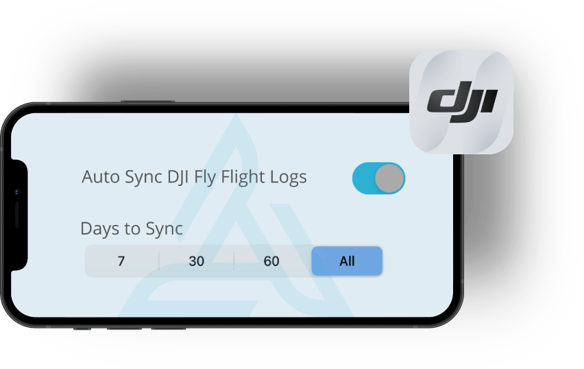 Auto Sync DJI Fly iOS