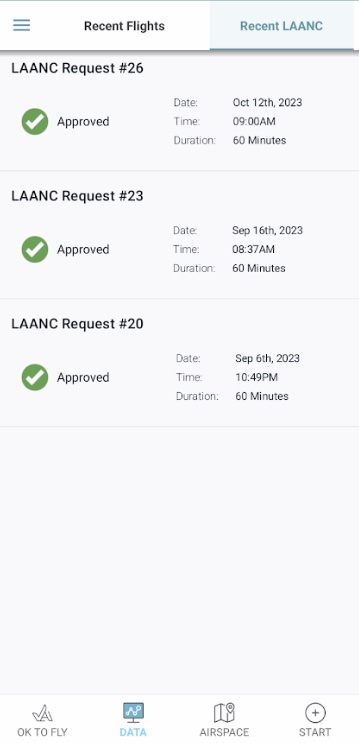 LAANC Authorization Screenshot 6
